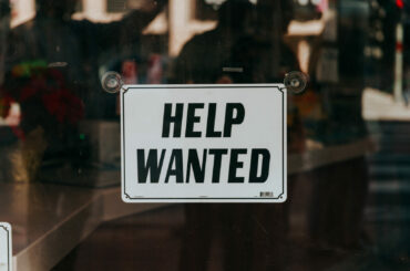 Did you know that you can ask for help? help wanted sign