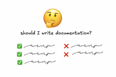 Why should you write internal software documentation?